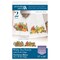 Leisure Arts Stamped Embroidery Tea Towels – 2 Pack Fruits Designs 17”x28” | Beginner Hand Embroidery Kit for Adults | Perle Edge Cotton Blend Towels w/ DMC, Anchor & Coats Floss Guide